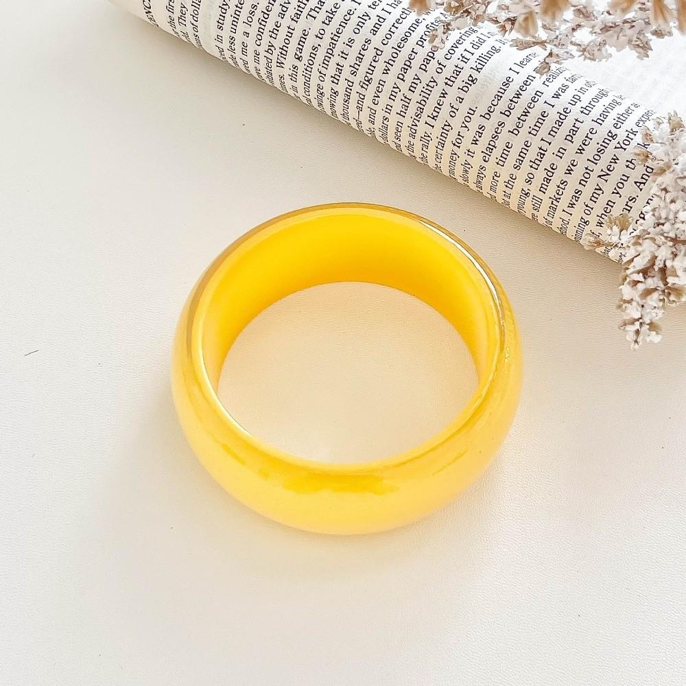 Glitter Chunky Bangles Bright Color Resin Bracelets Elegant Lady's Bracelet Gifts