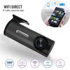WiFi HD Night Vision Dash Cam with Mobile Linking & USB, 24/7 Parking Monitoring, Hidden Design.
