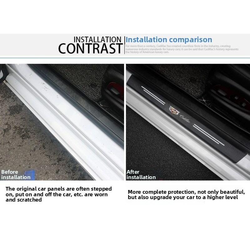 4 шт./компл. General Motors пороговая полоса защита устойчивые к царапинам наклейки наклейки на багажник автомобиля декоративные изделия для автомобиля