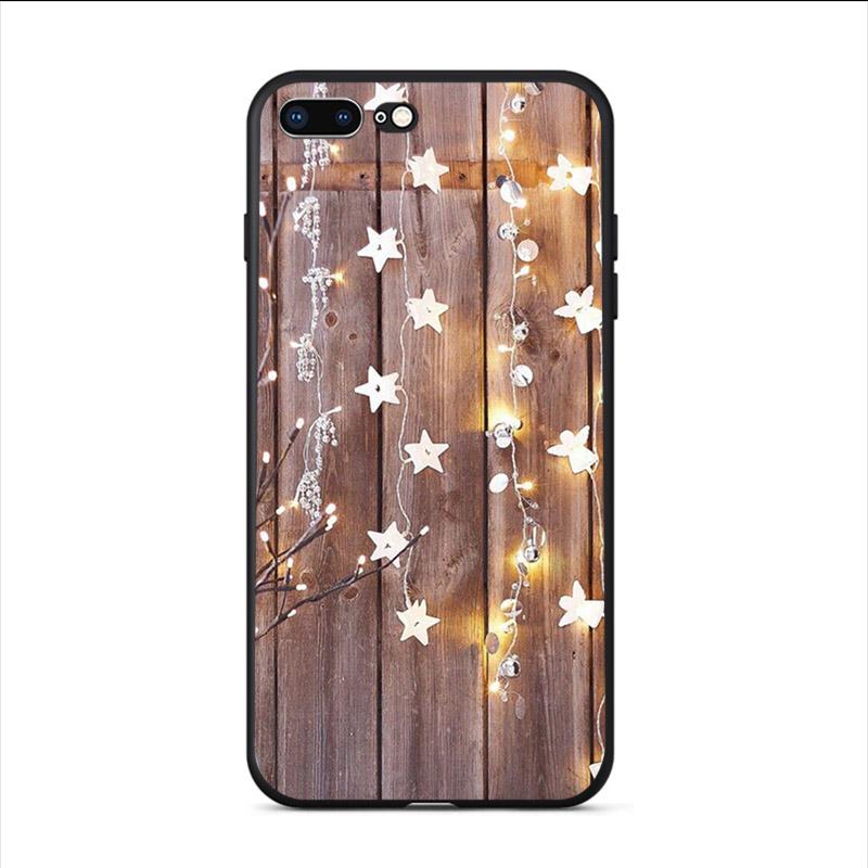 Твердый чехол для телефона для iPhone XS 11 Pro Max 13 12 Mini Мобильная накладка SE 2020 6S 6 7 8 Plus 5S 10 X XR Зимний пейзаж Чехол Coque