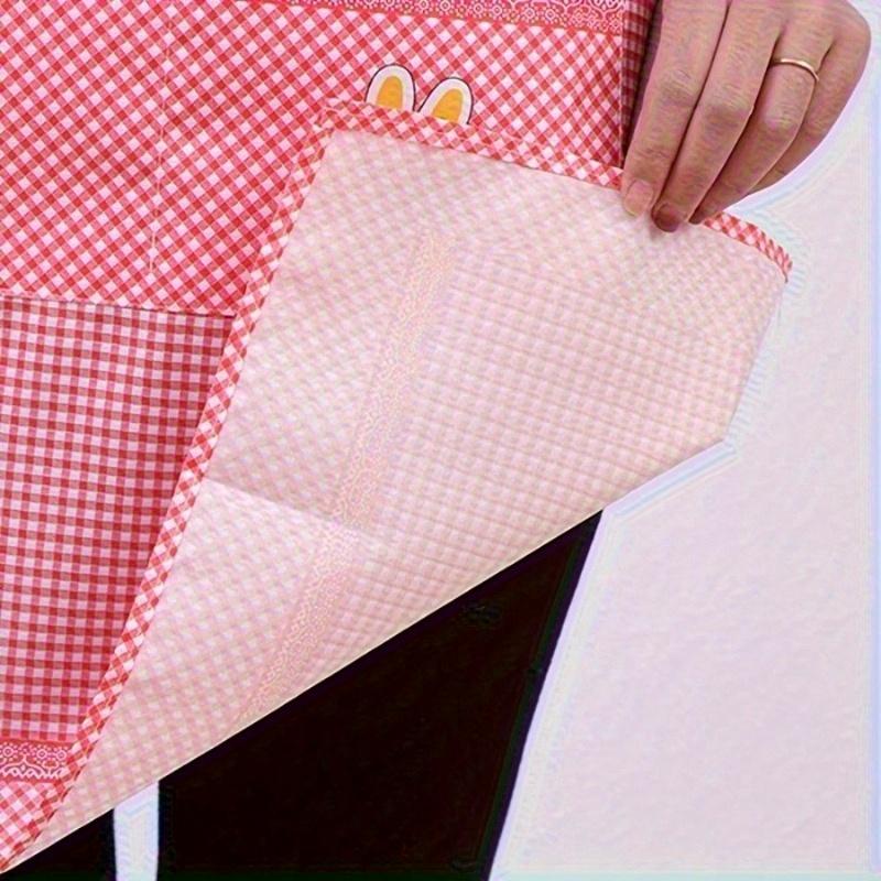 Многофункциональный милый кухонный фартук с карманами - Регулируемый, маслостойкий и устойчивый к окрашиванию полиэстер, водонепроницаемый и маслостойкий