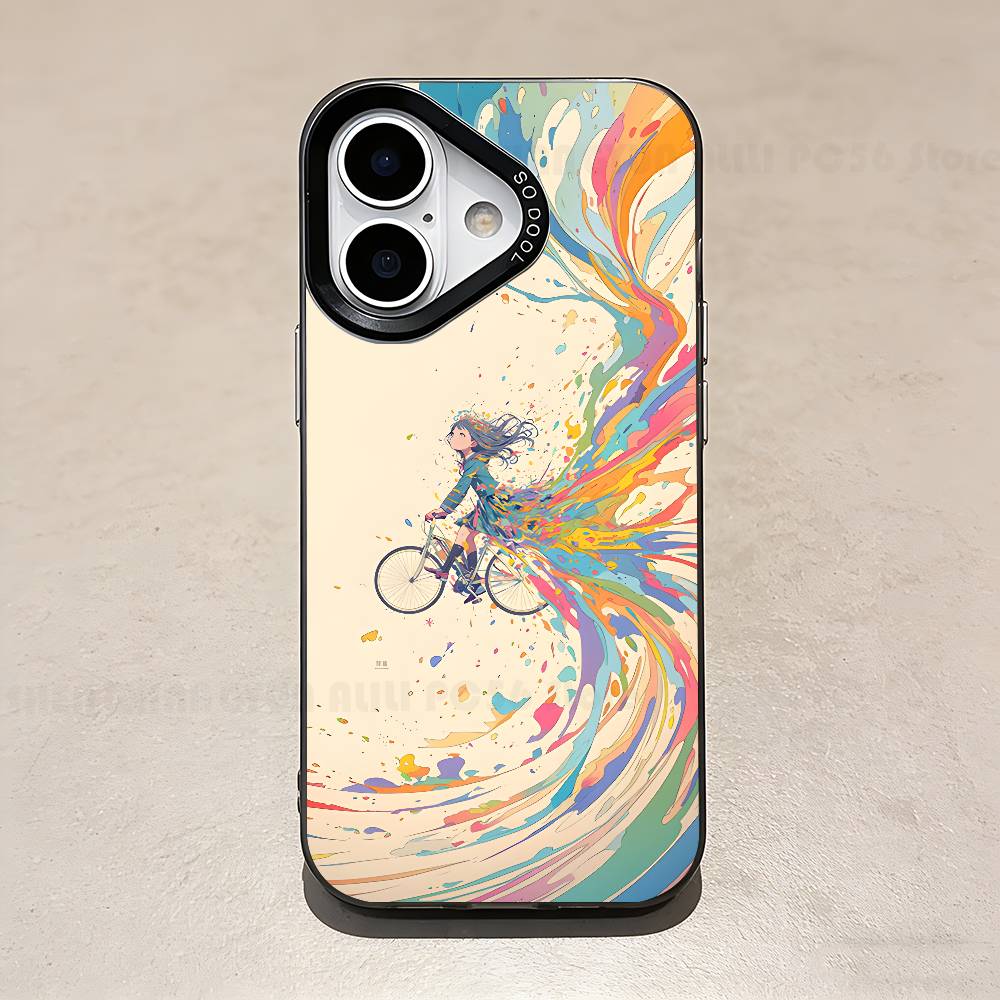 Rainbow Girl Case For IPhone 11 12 13 14 15 16 17 Pro Max XS X XR Cover