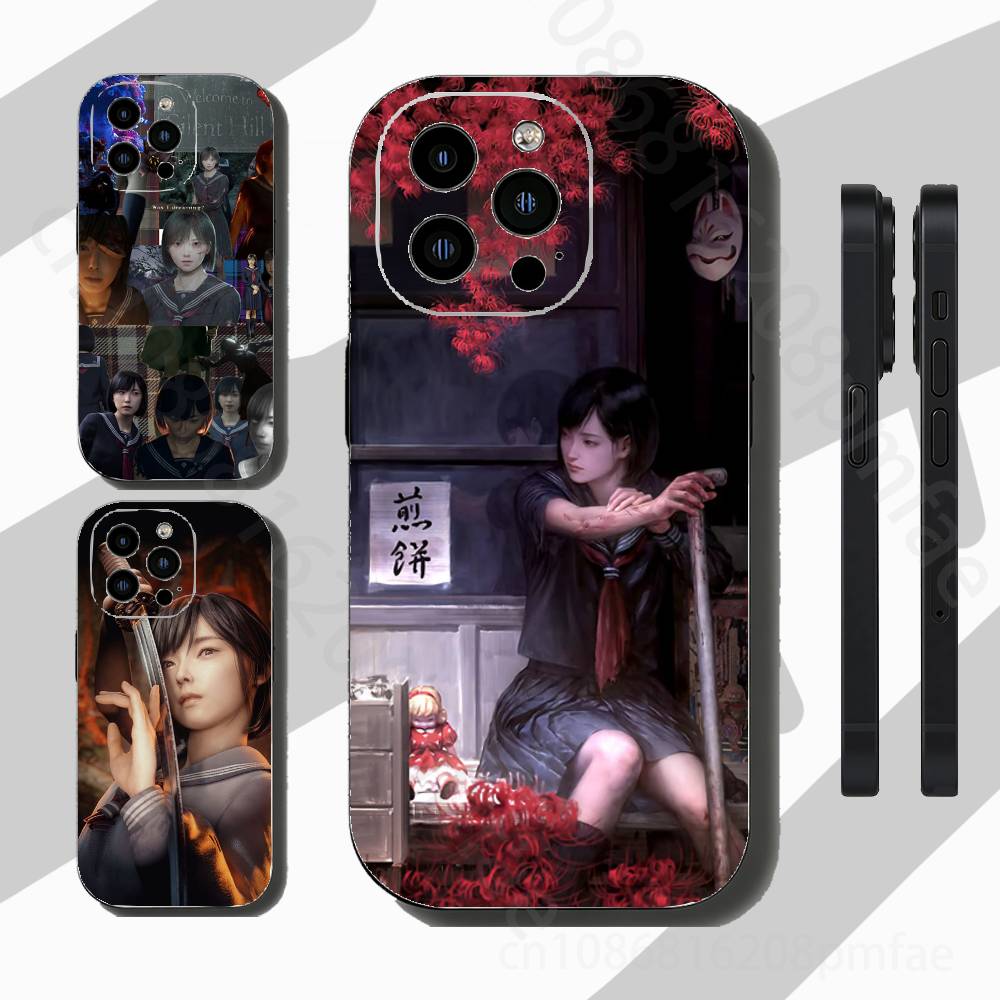 Чехол для iPhone S-Silent Hill f Для 17 Air 16 Pro Max 16e 15 Plus 14 13 12 11 Защитная крышка