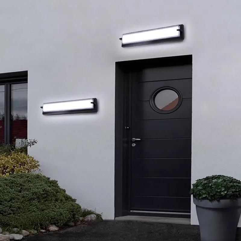 Современный светодиодный настенный светильник, водонепроницаемый, для коридора, внутреннего двора, балкона, входа, солнечного света, для комнаты, для интерьера, супер яркий настенный декоративный светильник