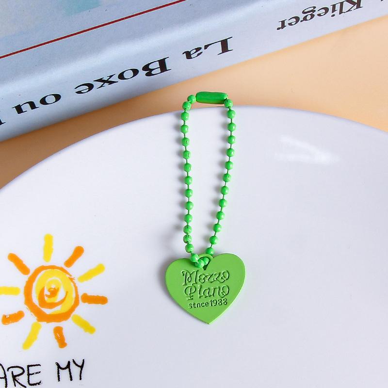 Прочный красочный брелок в форме сердца, креативный милый брелок в форме сердца, кавайный рюкзак, украшения, аксессуары, подарки