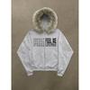 Oversized Hooded Sweatshirt Long Sleeve Graphic Print Streetwear Teens