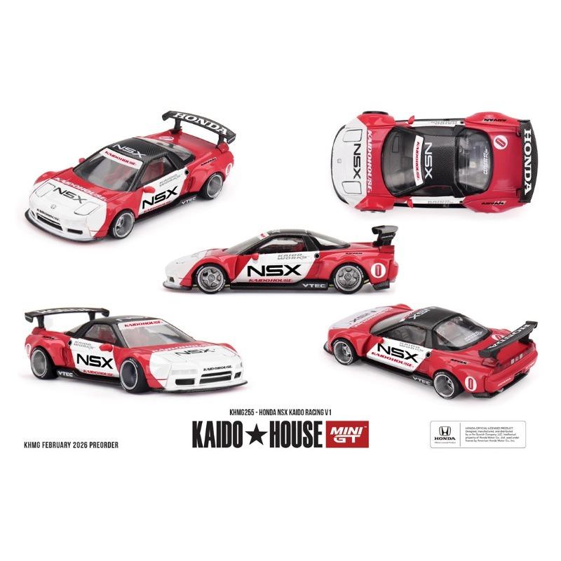 AAALW1 Kaido House x MINI GT 1:64 Honda NSX Kaido Racing V1 Diecast Model Car (Item# KHMG255)