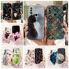 Чехол для Huawei Y6p Y7p Милый Кот Клетка Узор Покрытие Мягкий Силикон Чехол для Телефона Для Huawei Y7p Y 6p HuaweiY6p HuaweiY7p Чехлы Сумки