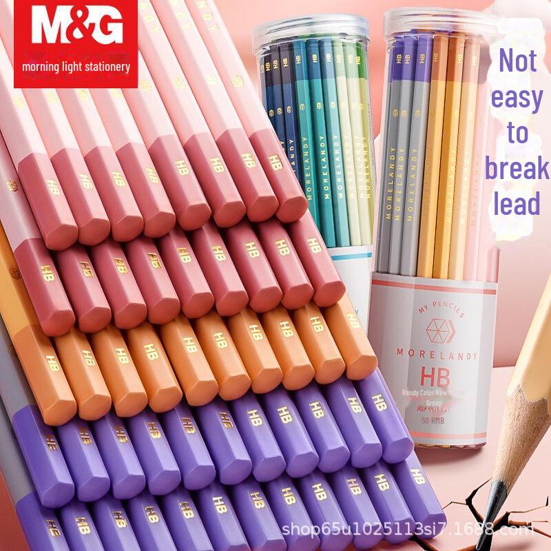 Карандаш Morning Light Hexagonal HB для учеников начальной школы - Morandi Color, 2B, первый класс