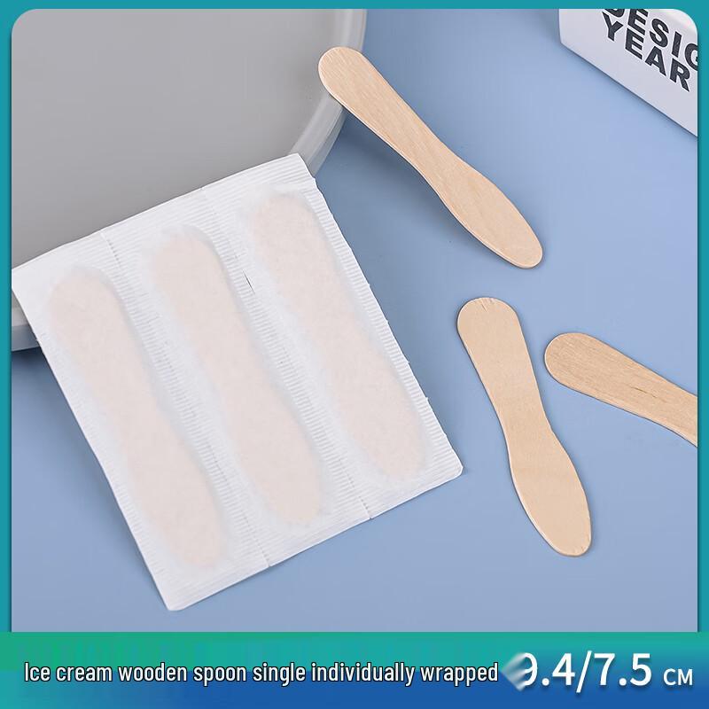Disposable Wooden Ice Cream Spoons
