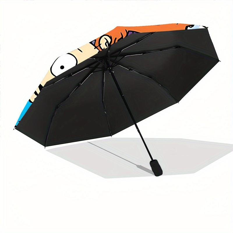 1pc Rugrats Automatic Opening/closing Umbrella, Foldable Sunshade, Perfect Gift for Friends, Durable Handle y250812076