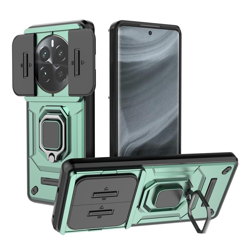 Противоударный защитный чехол-держатель для телефона OPPO Realme 12 Pro Realme12 Plus 5G Slide Lens Protective Cover для Realme 12 Pro+