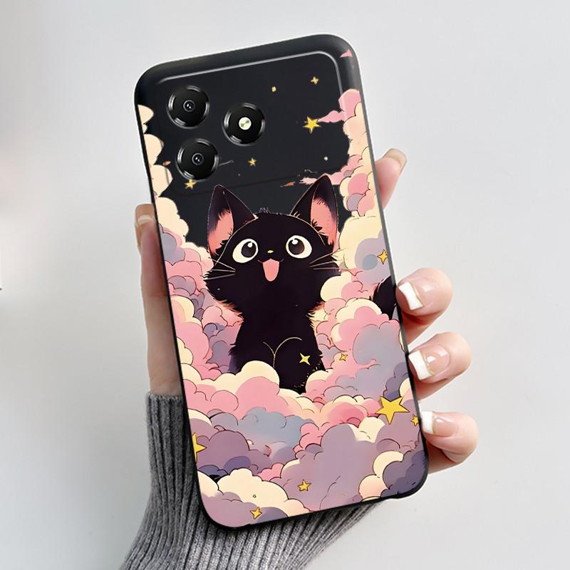 Чехол для телефона ZTE Blade A36 Чехол Z2472 Эстетичный Роскошный Милый Крутой Для Мальчиков Девочек Черный Матовый Мягкий Силикон Защитная Задняя Крышка