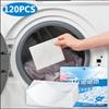 30/60/120Pcs Laundry Sheet Dissolves Easily Easy To Use Cream Eco-stripes Washing Detergent Paper Household Supplies
