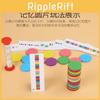 Wooden Shape And Color Recognition Memory Puzzle Toy For Parent Child Learning