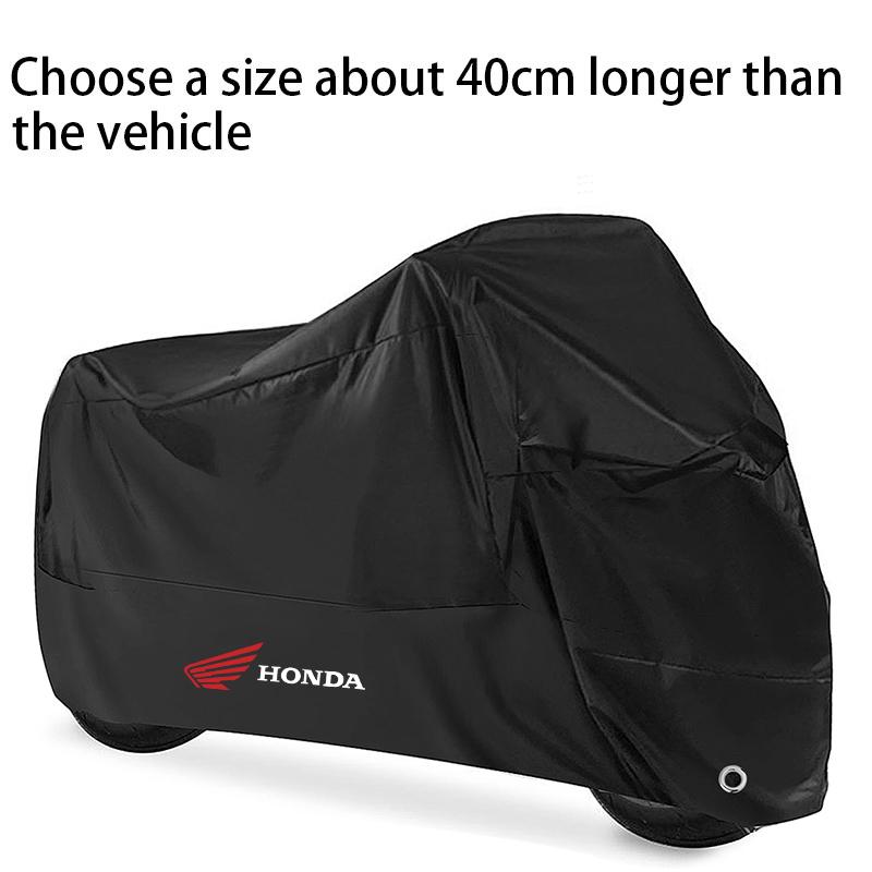 EAV3 Motorcycle Cover Waterproof Dustproof UV Protective Outdoor Scooter Motorbike Rain Cover for Honda CRF CB CR XR CRM CBR 125 250