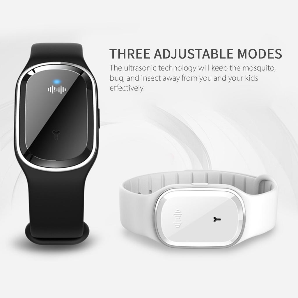 Ультразвуковые браслеты от комаров, нетоксичные браслеты от насекомых, не содержащие насекомых, электронные