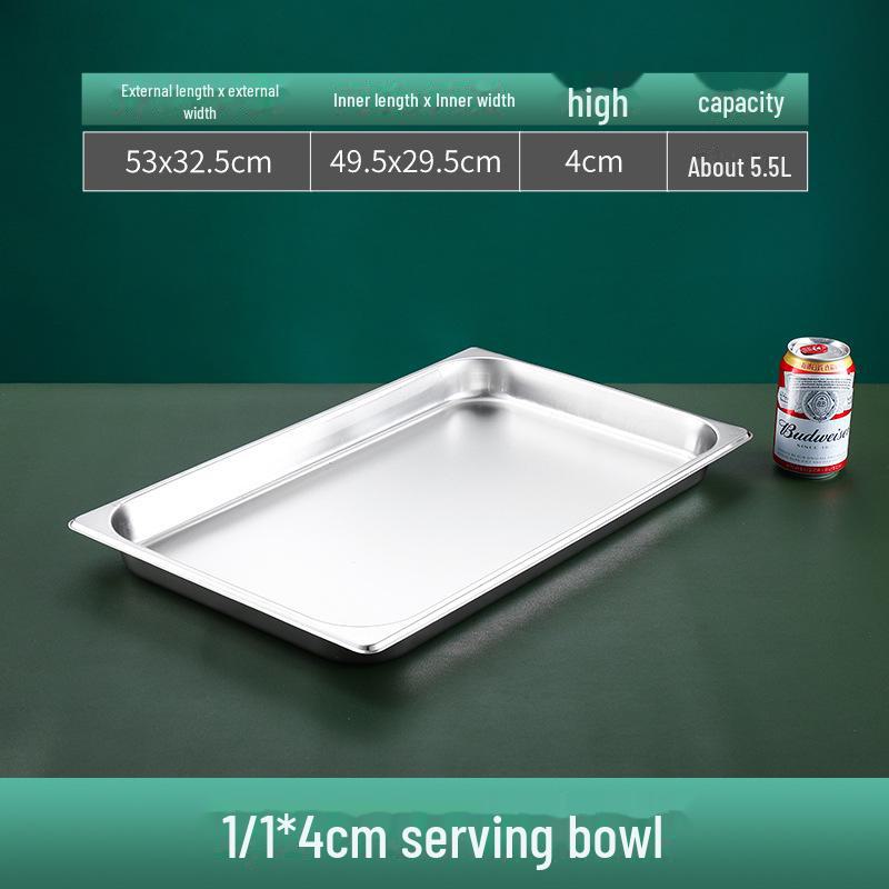 Квадратная сервировочная миска из нержавеющей стали с крышкой для фаст-фуда, молочного чая, приправ или горячих блюд