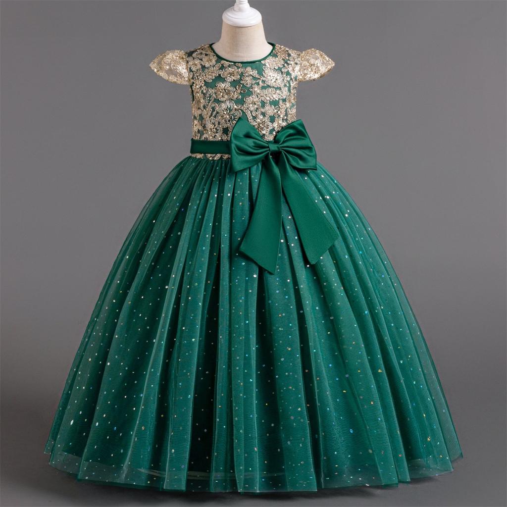 Платье принцессы для подружки невесты на день рождения, свадебное платье для маленьких девочек