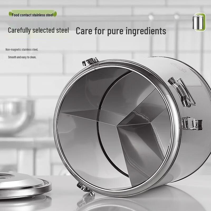 Lainuo 28L Commercial Stainless Steel Insulated Dual-Compartment Food Warmer