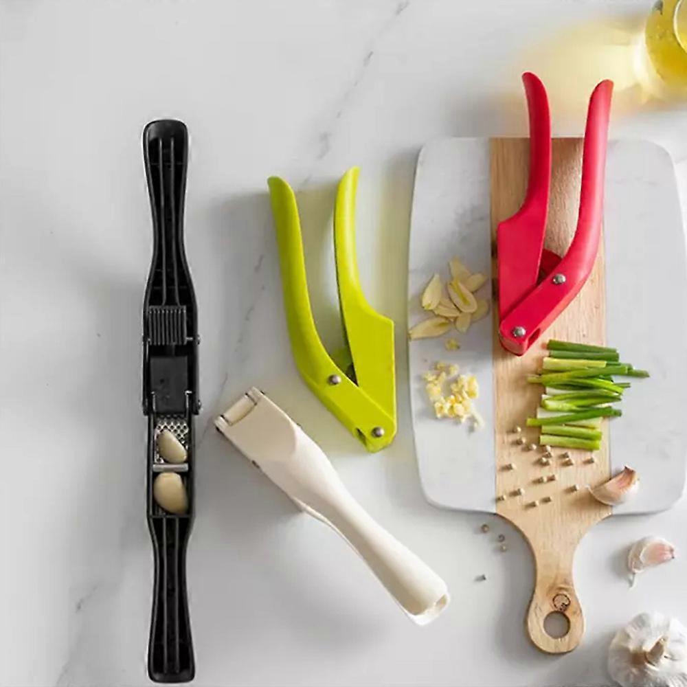 2 in 1 Garlic Press Garlic Mincer Garlic Crusher with Detachable Handle