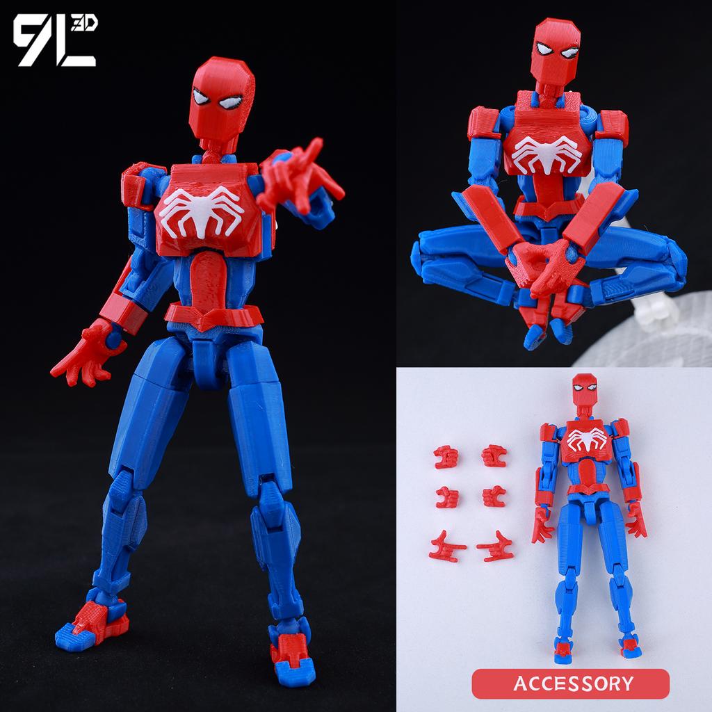 9L3D Printed Dummy13 Superheroes Superman Anime Multi-Jointed Shapeshift Toys Action Figures Mannequin T13 Model Ornaments Gifts