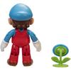 Super Mario Action Figure, 4 Inches, Ice Mario, Collector's Item, Includes Ice Flower Accessory