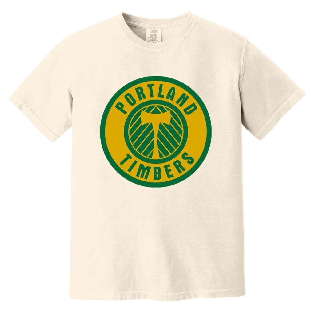 Portland Timbers T-shirt Heavyweight Vintage Colors | NASL Soccer Team