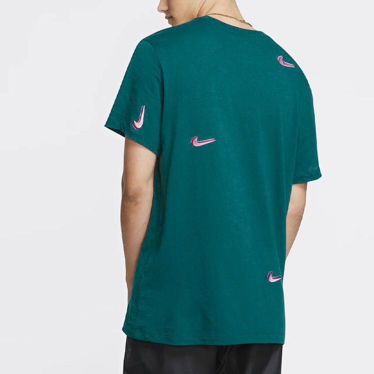 Nike SB X Parra Pocket Tee Asian Edition Женские топы Полночь-Бирюзовый BV7056-347