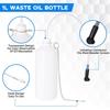 Transparent Brake Fluid Reservoir 1L Brake Bleeder Bottle with 60cm Hose & Universal Rubber Adapter Manual Brake Bleeder Device
