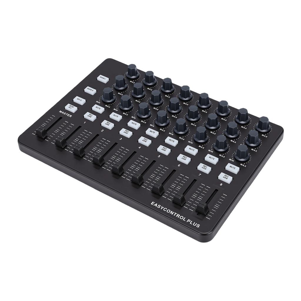 MIDI Keyboard Controller Portable MIDI Controller Music Creation Tool Control Knobs Push Sliders Buttons for