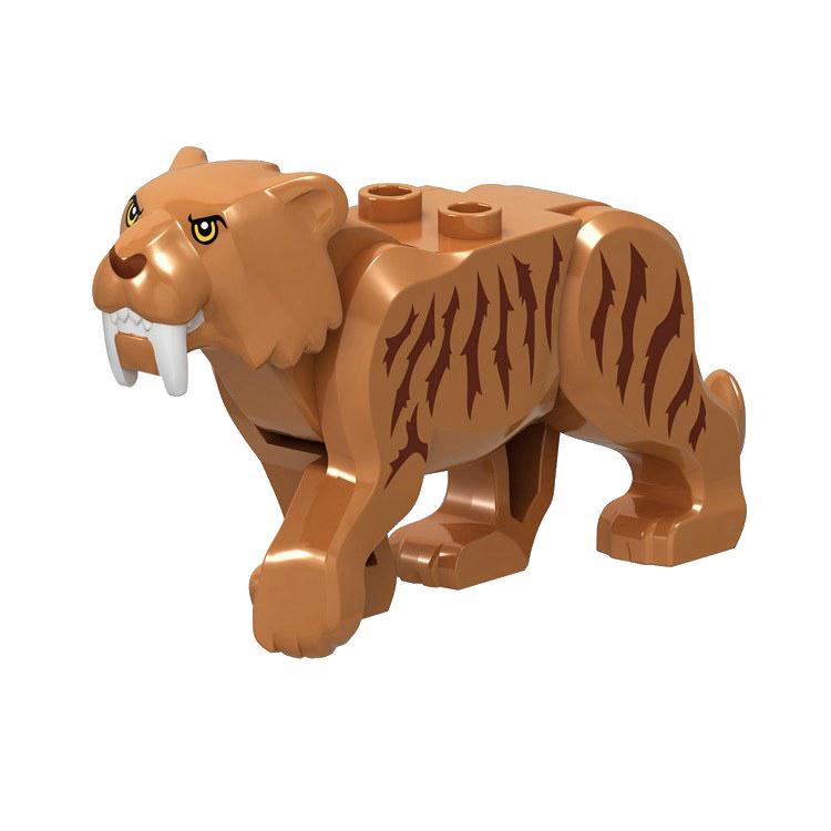 non-toxic Locking Dinosaur Animals Tiger Leopard Polar Bear Elephant Shark Black Camel Building Blocks Toys For Children Animal Locking