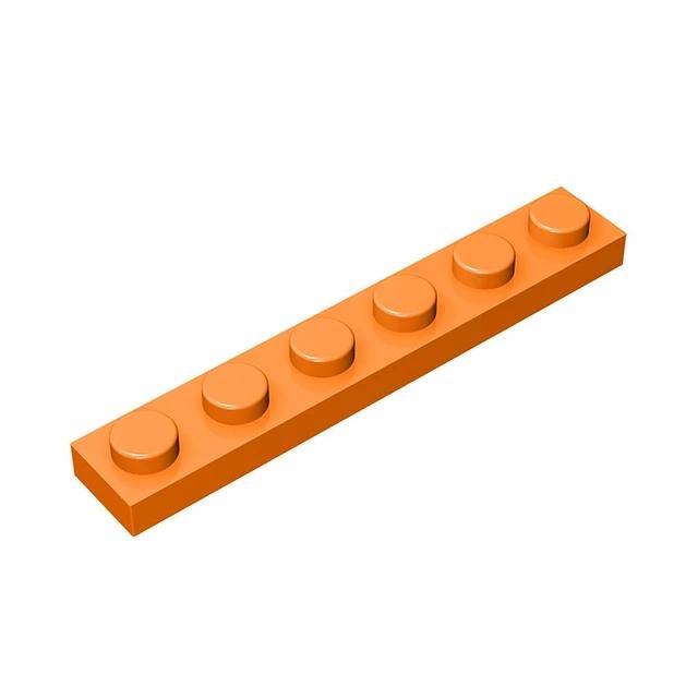 20 шт. Детали MOC 3666 Пластина 1x6 Совместимые кубики DIY Сборка Строительные блоки Частицы Детская головоломка Сборная игрушка Подарок