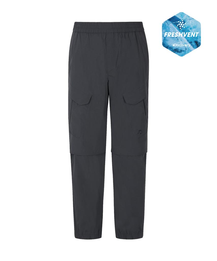 DISCOVERY EXPEDITION Freshvent Men'S Loose Tapered Cargo Jogger Pants (D.Grey)