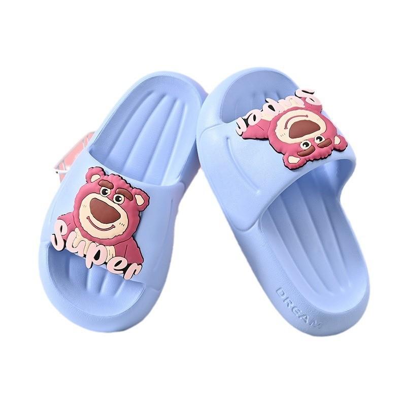 Удобные летние шлепанцы из ЭВА для детей, легкие, нескользящие, с мультяшным дизайном для девочек