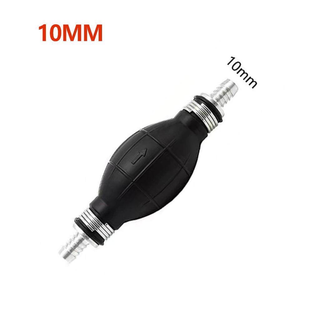 8mm/10mm Universal Fuel Pump Rubber Manual Liquid Oil Transfer Pump Hand Manual Oil Pump Primer Bulb for Car Motorcycle Boat