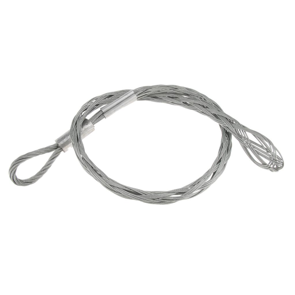 Heavy Duty Cable Wire Pulling Socks 1.2 Meter Steel Mesh Cable Puller for Industrial Construction