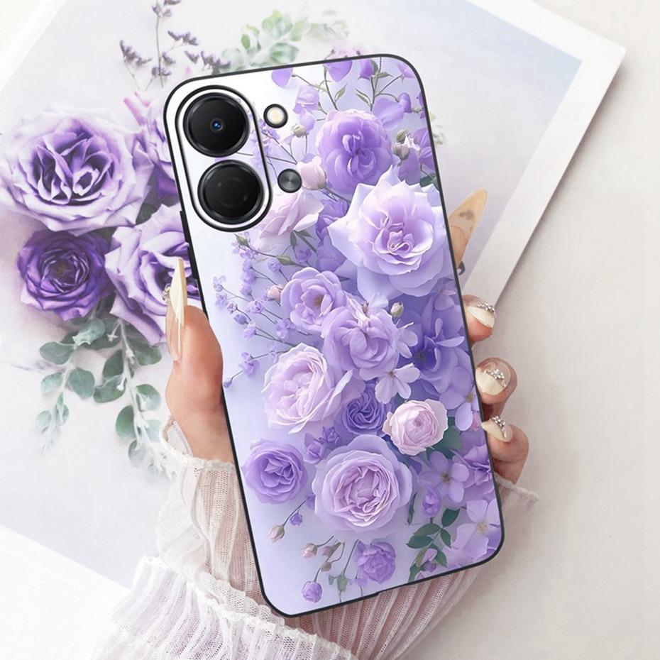 Cute Printing Phone Case For Tecno Spark GO 3 KN3 Soft Black Silicone TPU Cases For Tecno Spark Go3 Covers Bumpers