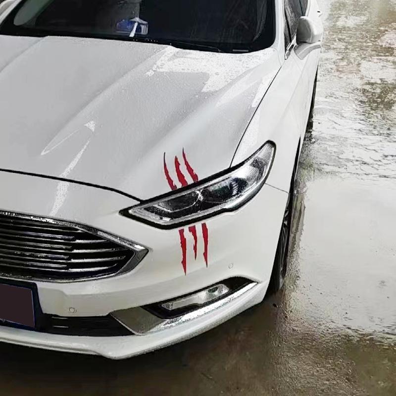 Автомобильная лампа Vinly Monster Claw Marks Dinosaur Raptor наклейка для BMW E46 E90 Mercedes Benz аксессуары Ford Focus Mk2 Peugeot 307 3