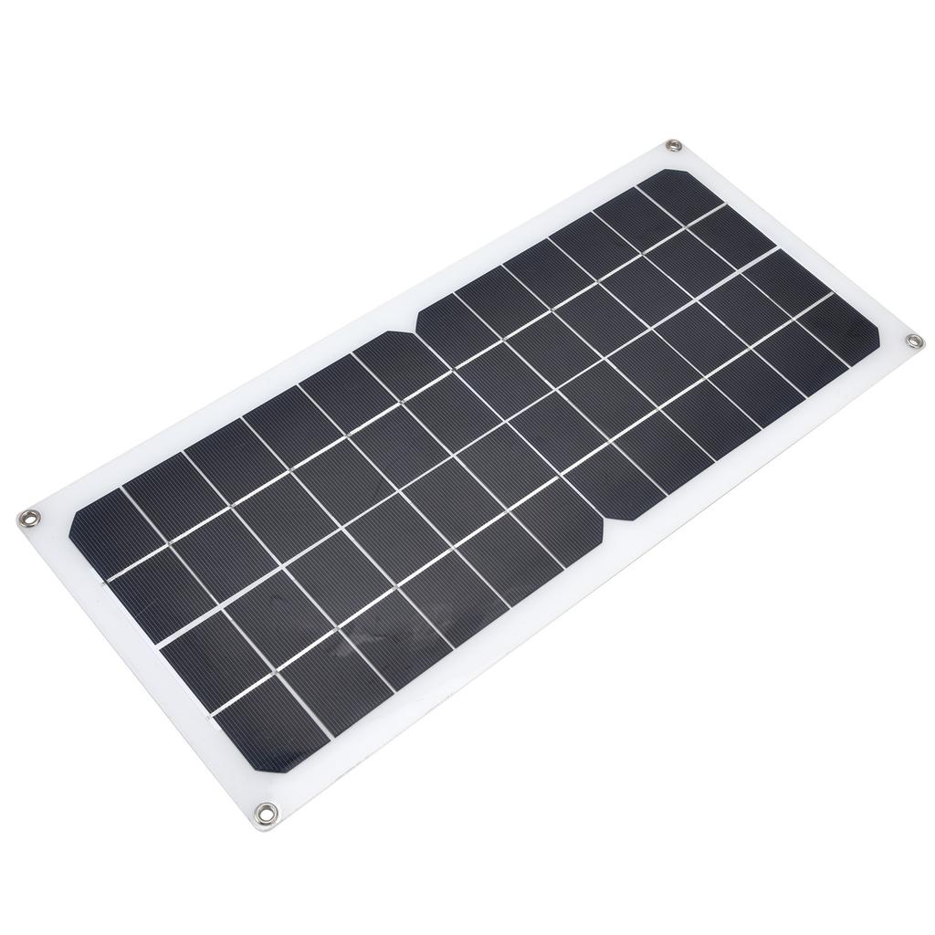 10W Photovoltaic Solar Panel Charging Board with Dual USB Ports for RVs Boat Planes Satellites