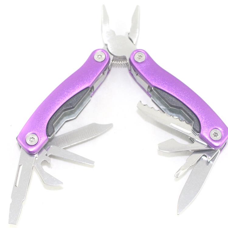 Многофункциональные складные плоскогубцы из нержавеющей стали — компактный подарок с алюминиевой ручкой для кемпинга и самообороны
