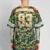 BAPE x adidas SB Jersey Green Мужские топы DW9285