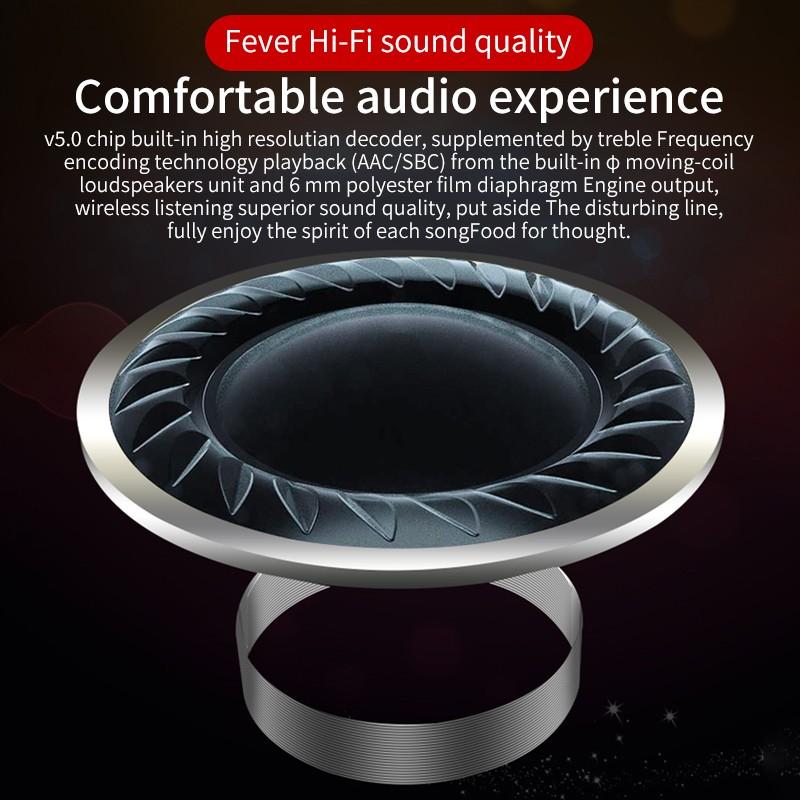 VAORLO TWS Wireless Headphones Sport Bluetooth 5.0 Earphones For Smartphone Noise Cancelling In-Ear Earbuds Headset with Charging Case