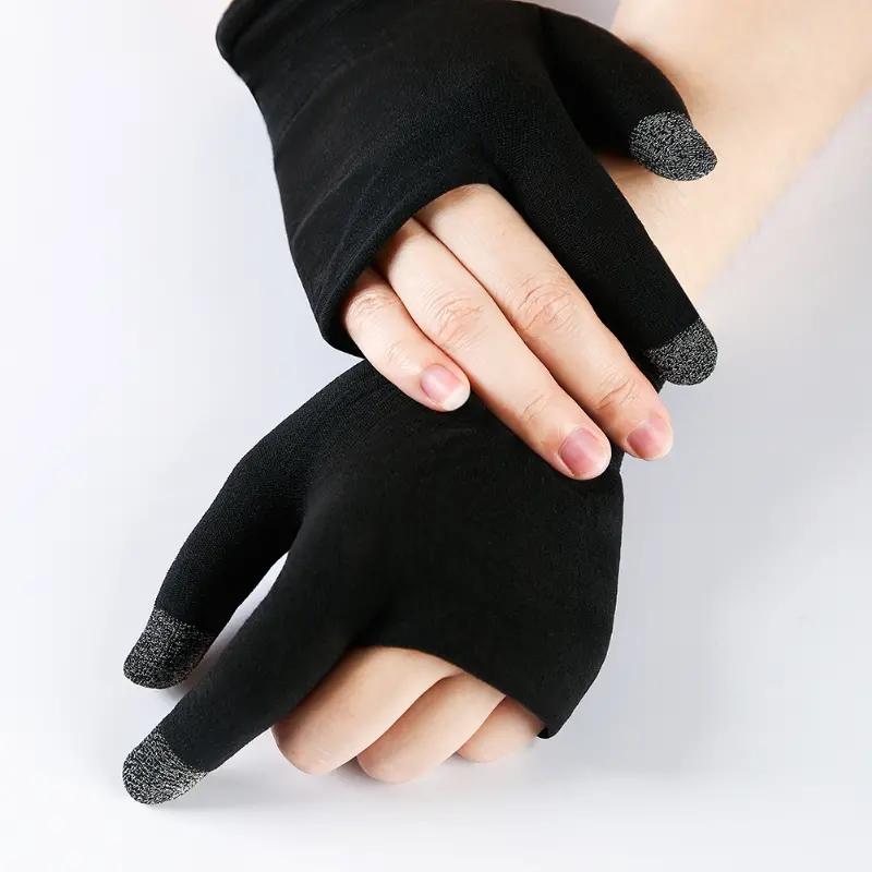1 Pair Gaming Finger Sleeve Breathable Touch Screen Finger Cot for PUBG Mobile Phone Game 5