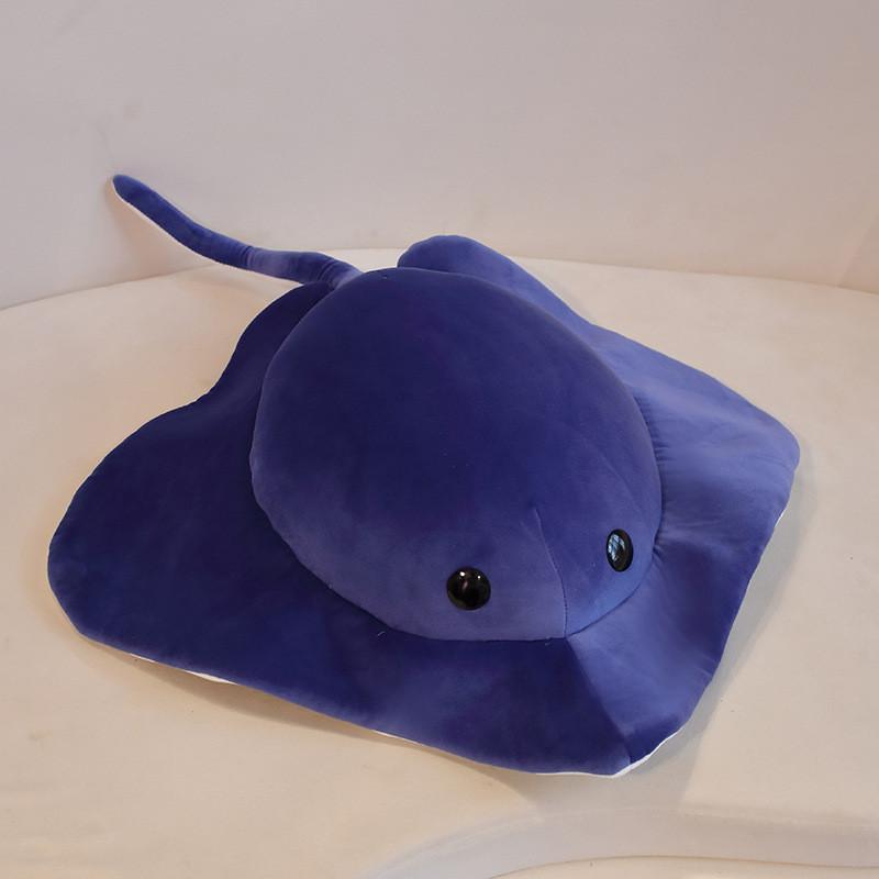 Cute Pop Bear Ocean Series Fish Stingray Plush Toy Doll For Cuddling And Snuggling