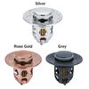 Strainer Hair Catcher Bathroom Sink Plug Basin Spring Core Basin Drain Filter Pop-Up Bounce Core