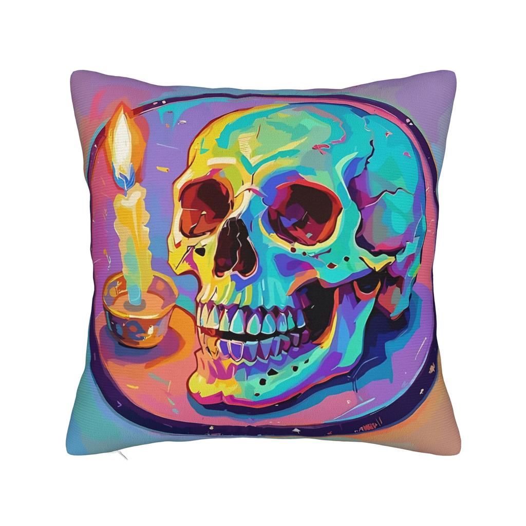 Rock Reel Grateful Pillow Cover Soft Cushion Cover Cute Funny Pillow Case For Sofa Bedroom Home Decor