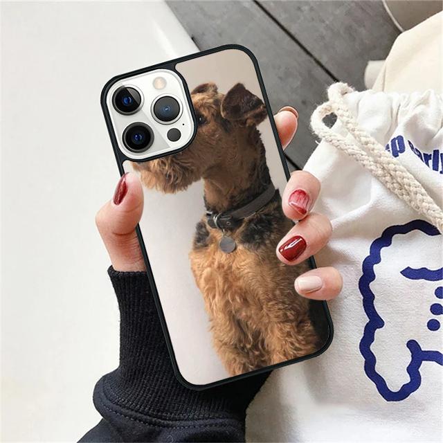 Airedale terrier cute mum dog Phone Case Cover For iPhone 17 Air 15 16 14 13 12 Pro Max 11 Pro Max Plus Coque