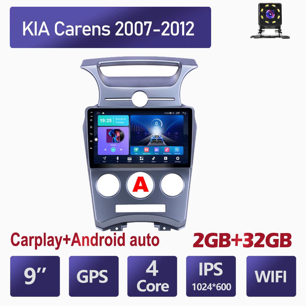 Wireless Car Radio Carplay For KIA Carens 2007-2012 Android Multimedia Video Player GPS Navigation WIFI 2+32GB