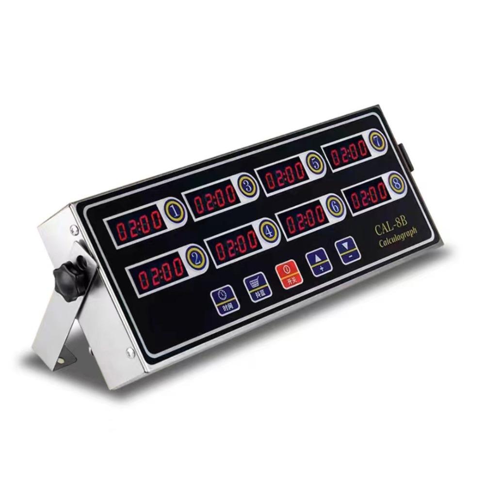 4/6/8 Channels Commercial Kitchen Timer LED Digital Screen Cooking Reminder Restaurant